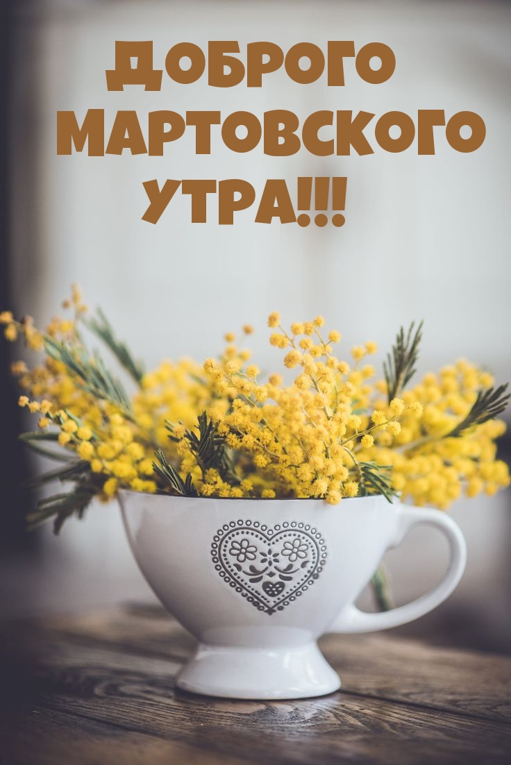 Доброго мартовского утра!