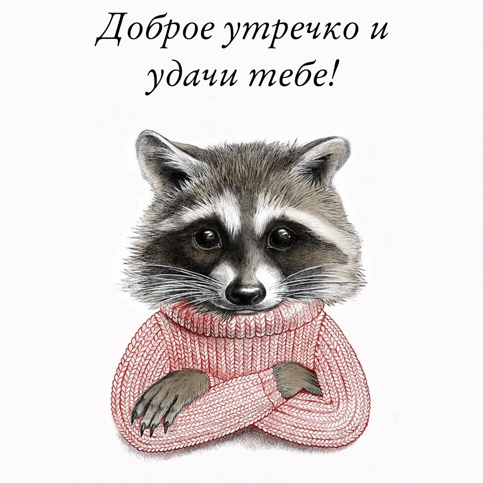 Доброе утречко и удачи тебе!