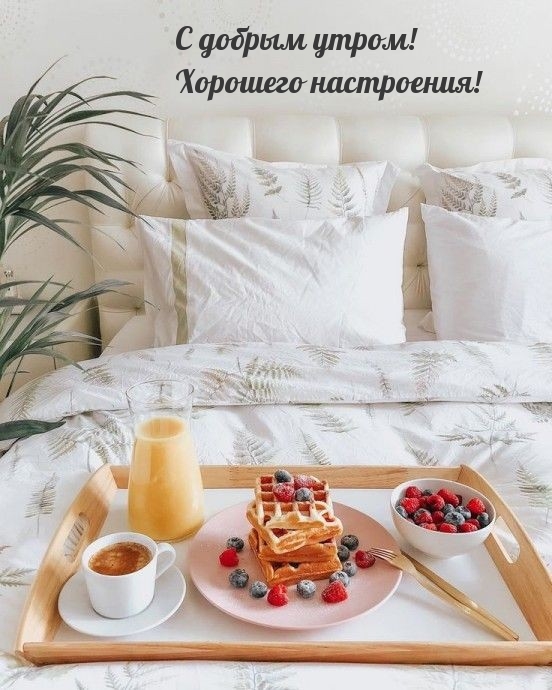 С добрым утром! Хорошего настроения!