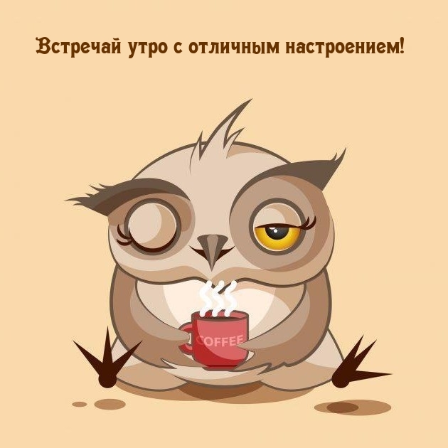 Встречай утро с отличным настроением!