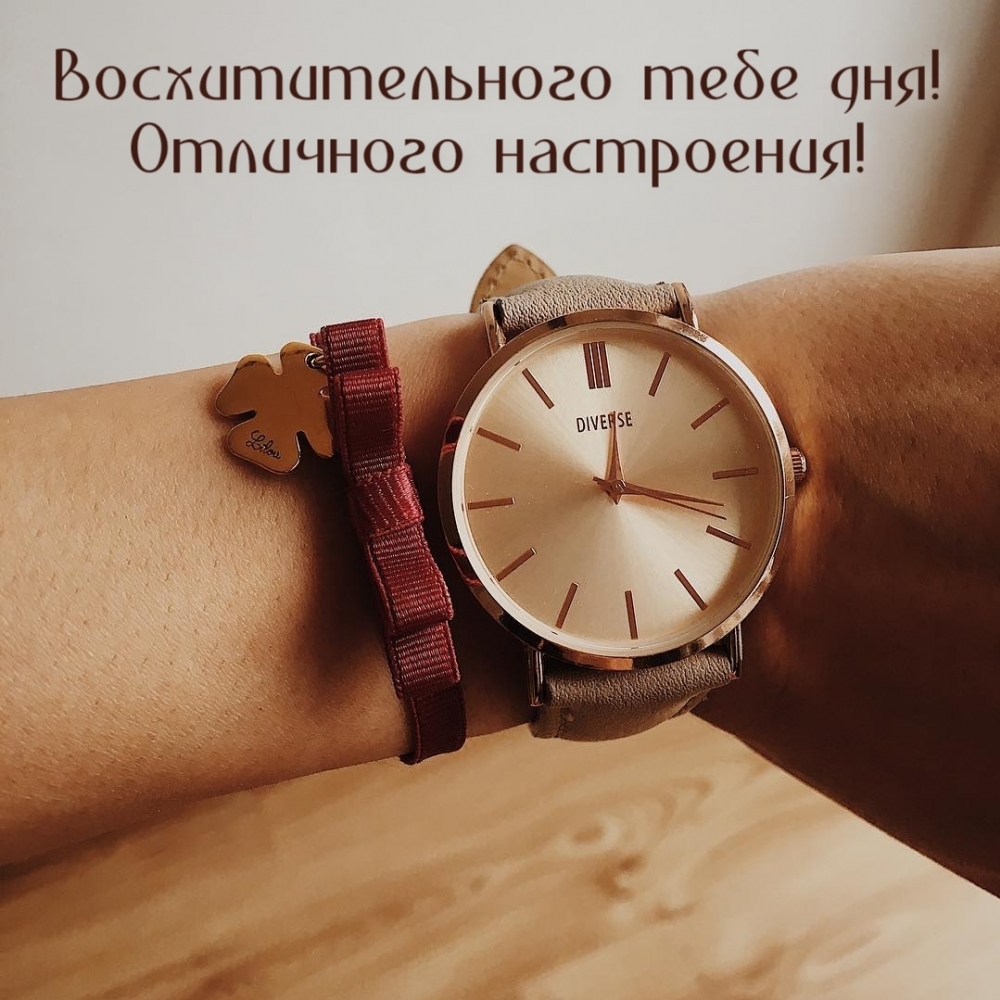 Восхитительного тебе дня! Отличного настроения!