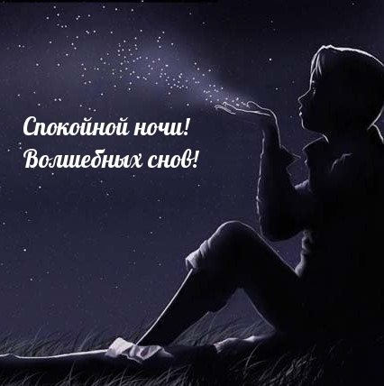 Спокойной ночи! Волшебных снов!