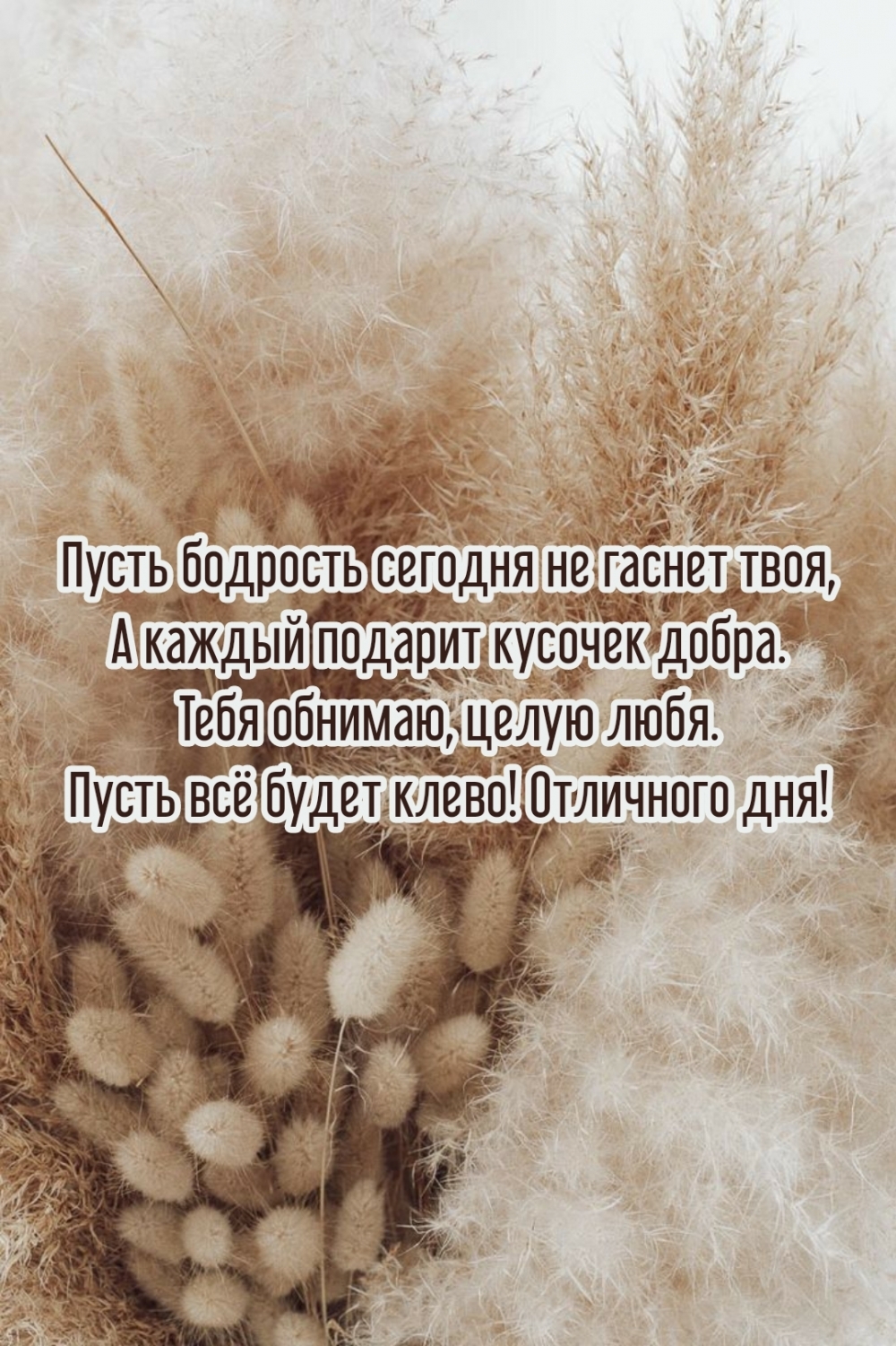 Пусть всё будет клево! Отличного дня!