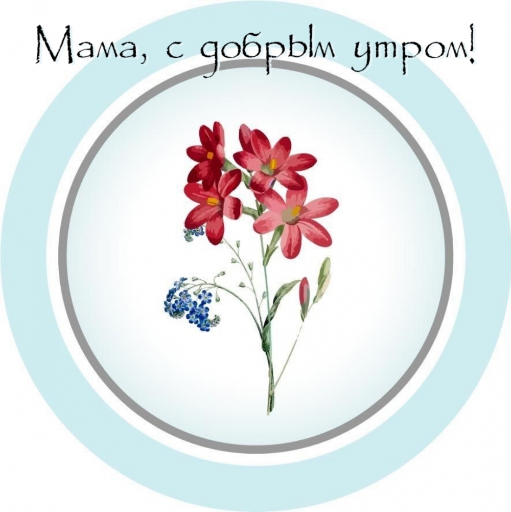 Мама, с добрым утром!