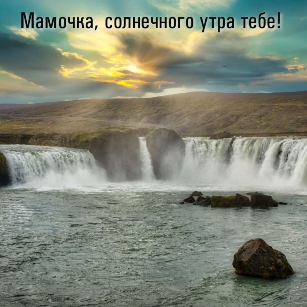 Мамочка, солнечного утра тебе!