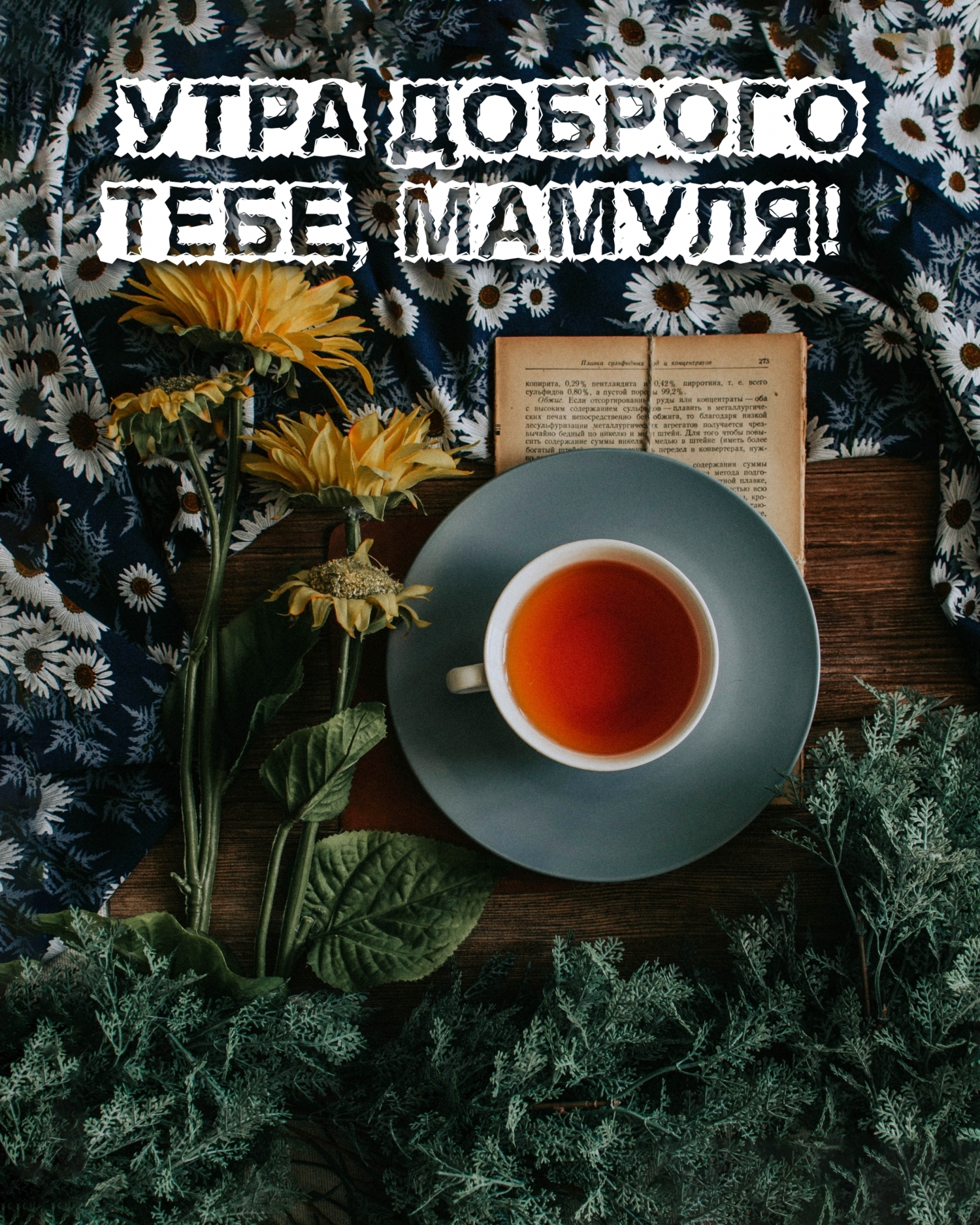 Утра доброго тебе, мамуля!