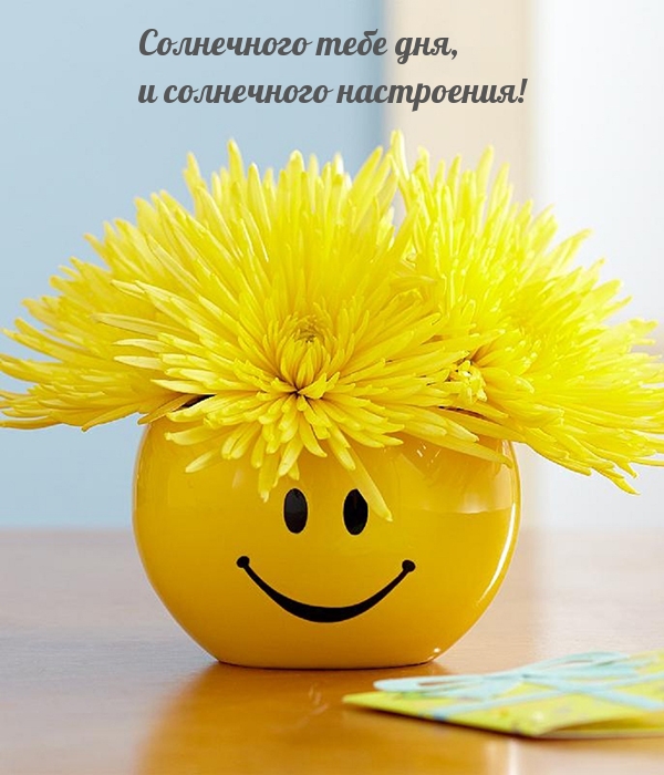 Солнечного тебе дня, и солнечного настроения!