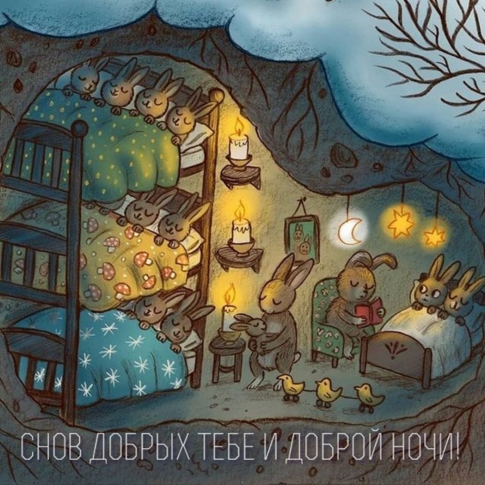 Снов добрых тебе и доброй ночи!