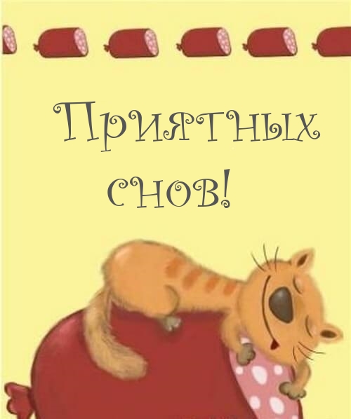 Приятных снов!