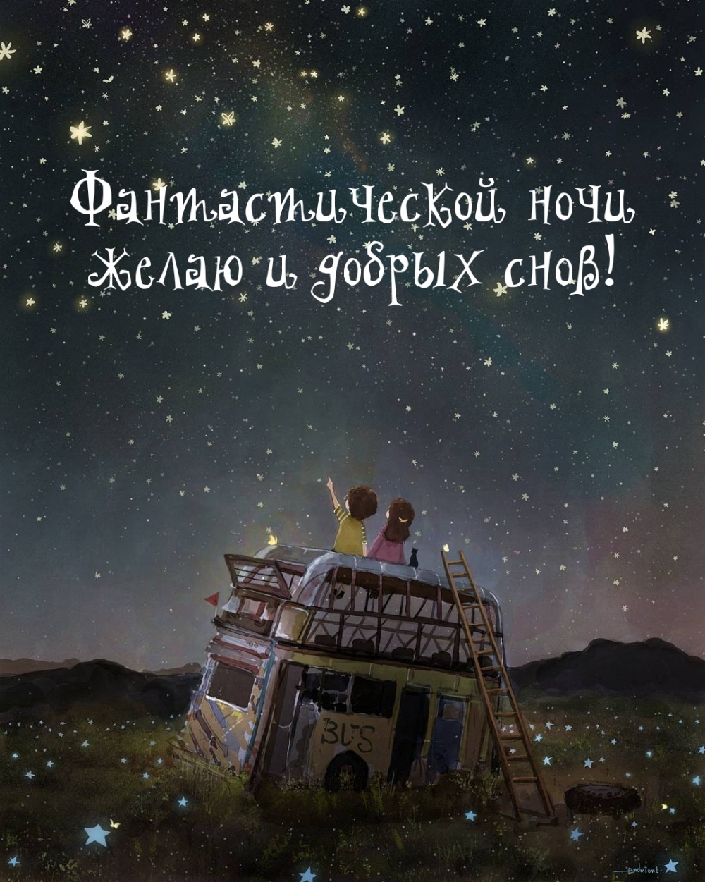 Фантастической ночи желаю и добрых снов!