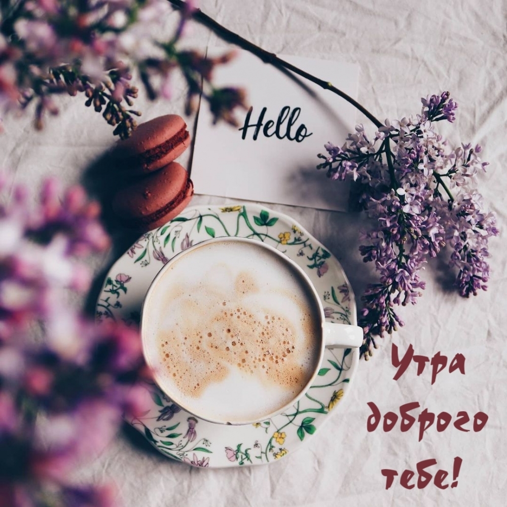 Утра доброго тебе!