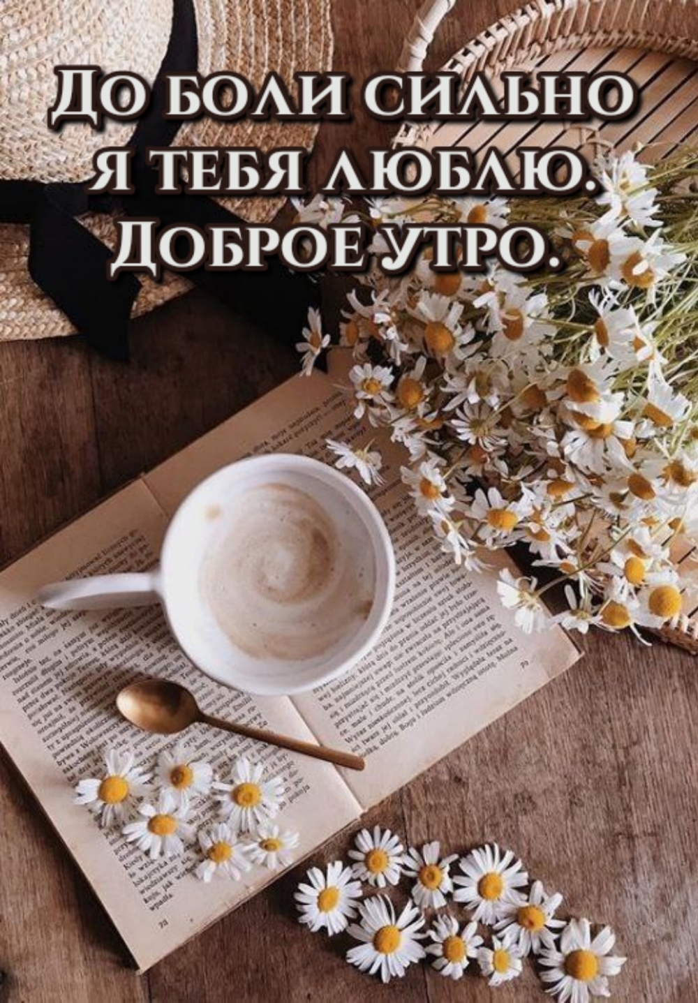 До боли сильно я тебя люблю. Доброе утро.