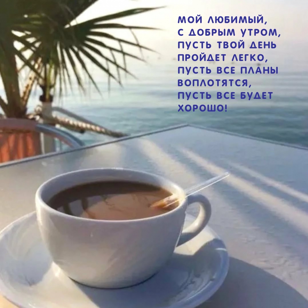 Мой любимый, с добрым утром