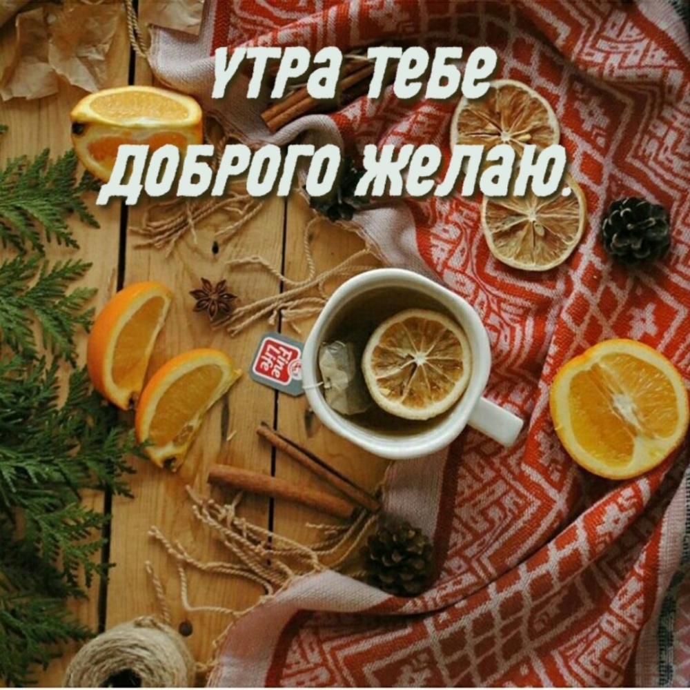 Утра тебе доброго желаю.