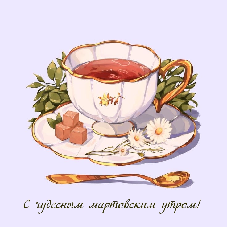С чудесным мартовским утром!