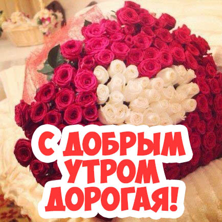 С добрым утром, дорогая!