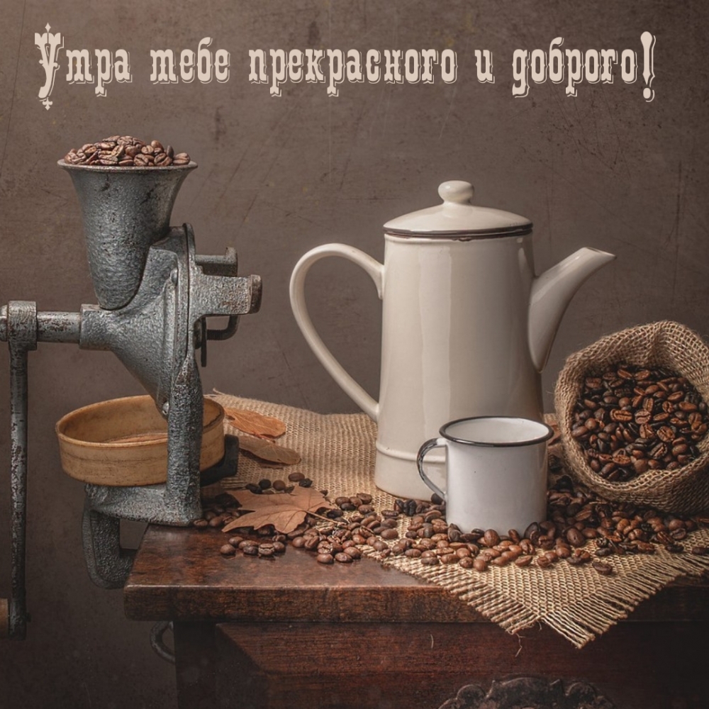 Утра тебе прекрасного и доброго!