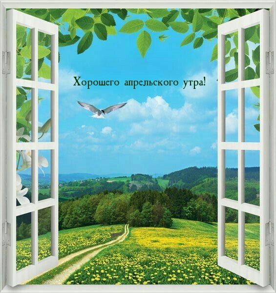 Хорошего апрельского утра!