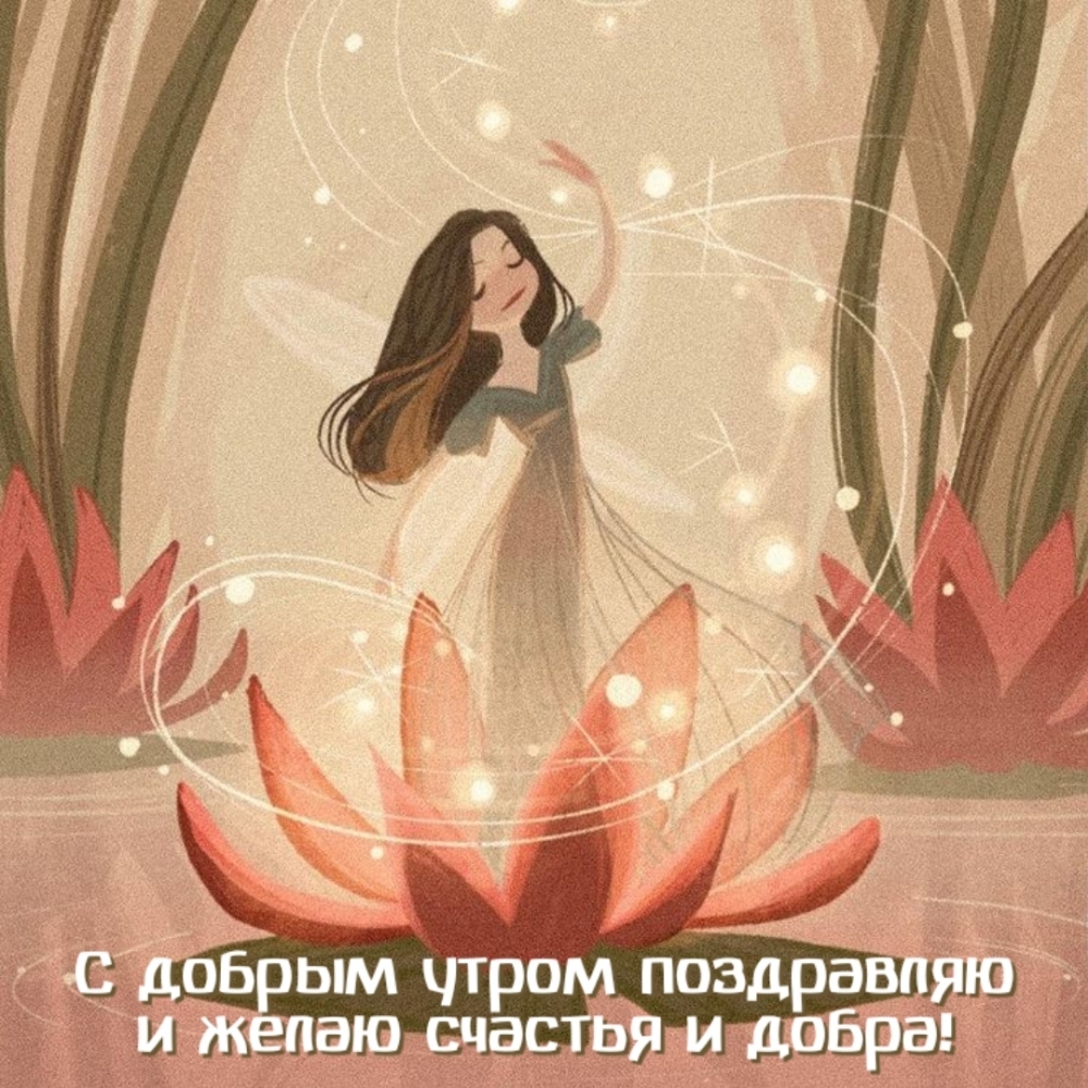 С добрым утром поздравляю и желаю счастья и добра!