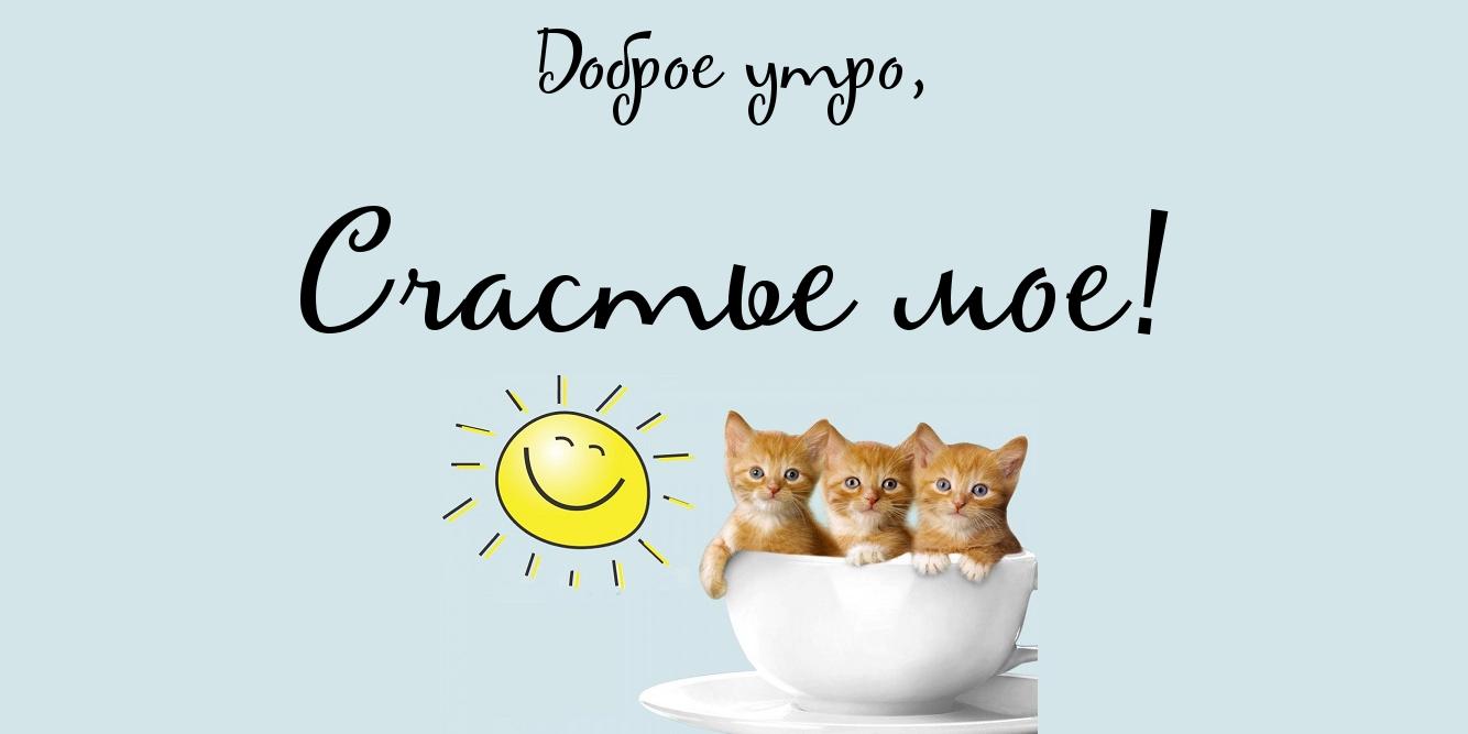 Доброе утро! Счастье мое!