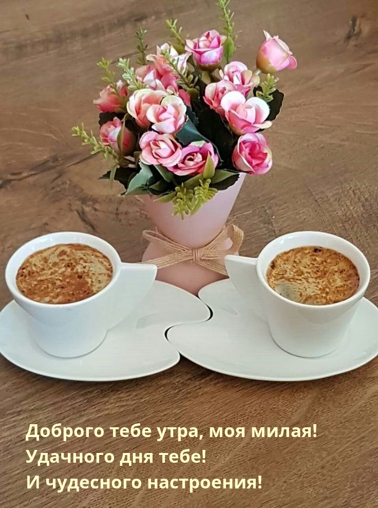Доброго тебе утра, моя милая! Удачного дня тебе!