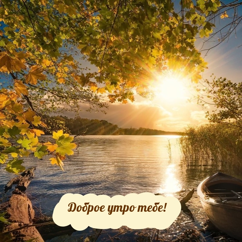 Доброе утро тебе!