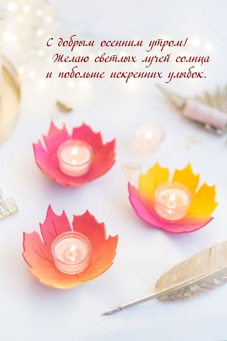 С добрым осенним утром!  Желаю светлых лучей солнца