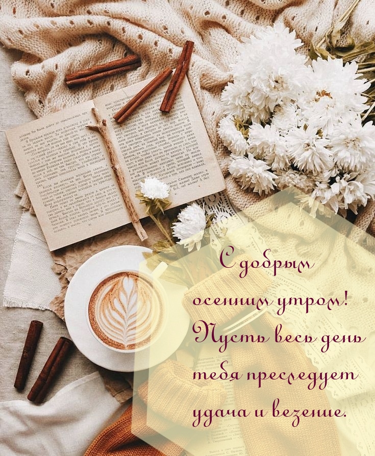 С добрым осенним утром! Пусть весь день преследует удача