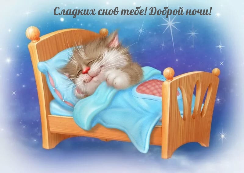 Сладких снов тебе! Доброй ночи!