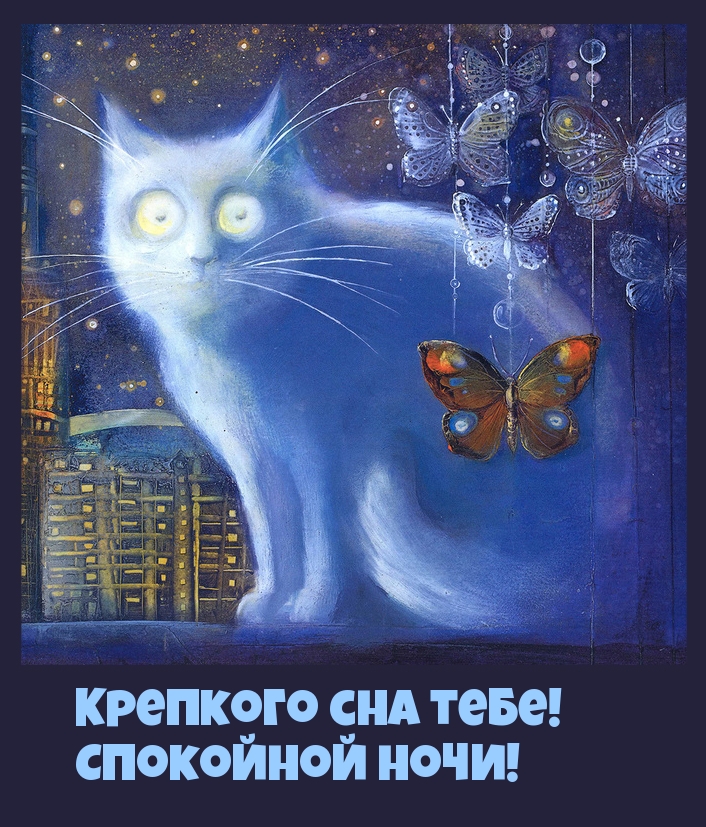 Крепкого сна тебе! Спокойной ночи!