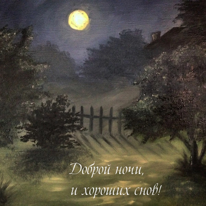 Доброй ночи, и хороших снов!
