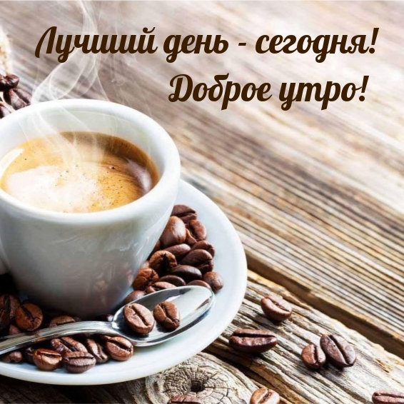 Картинка - Лучший день - сегодня! Доброе утро!.