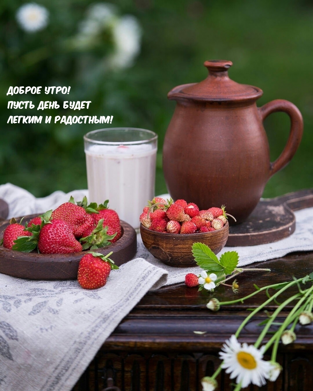 Доброе утро! Пусть день будет легким и радостным!