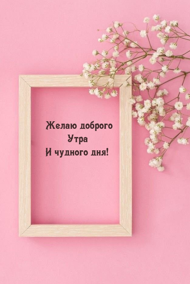 Желаю доброго Утра и чудного дня!