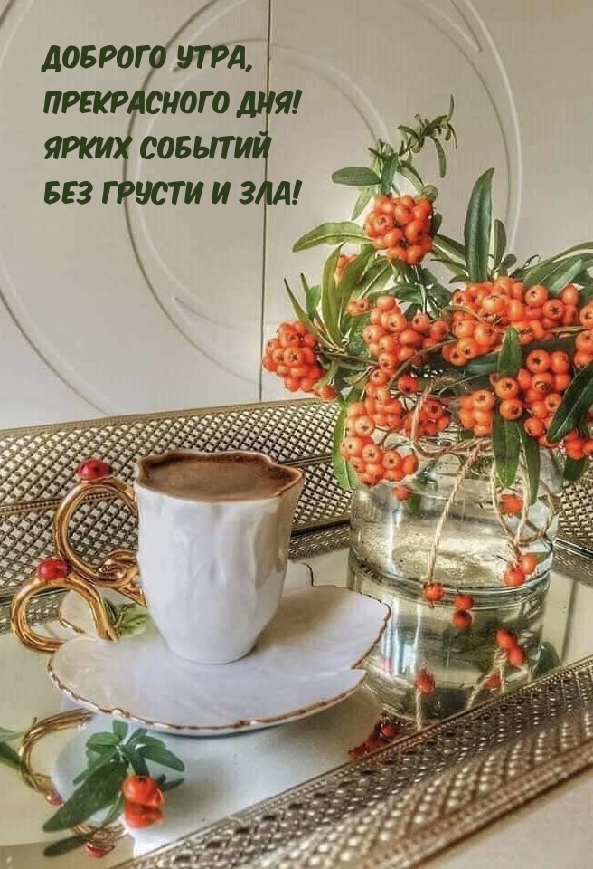 Доброго утра, Прекрасного дня! Ярких событий Без грусти и зла!