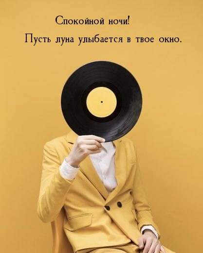 Спокойной ночи! Пусть луна улыбается в твое окно.