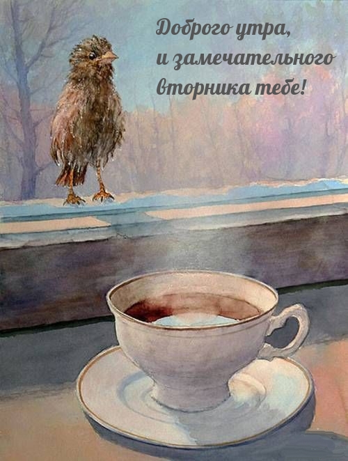 Доброго утра, и замечательного вторника тебе!