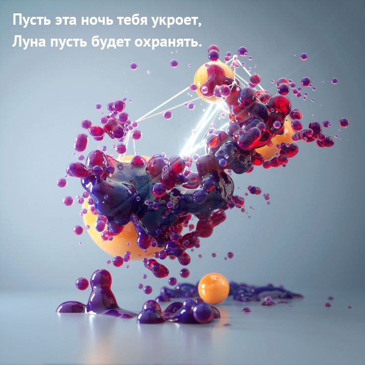 Пусть эта ночь тебя укроет, Луна пусть будет охранять.