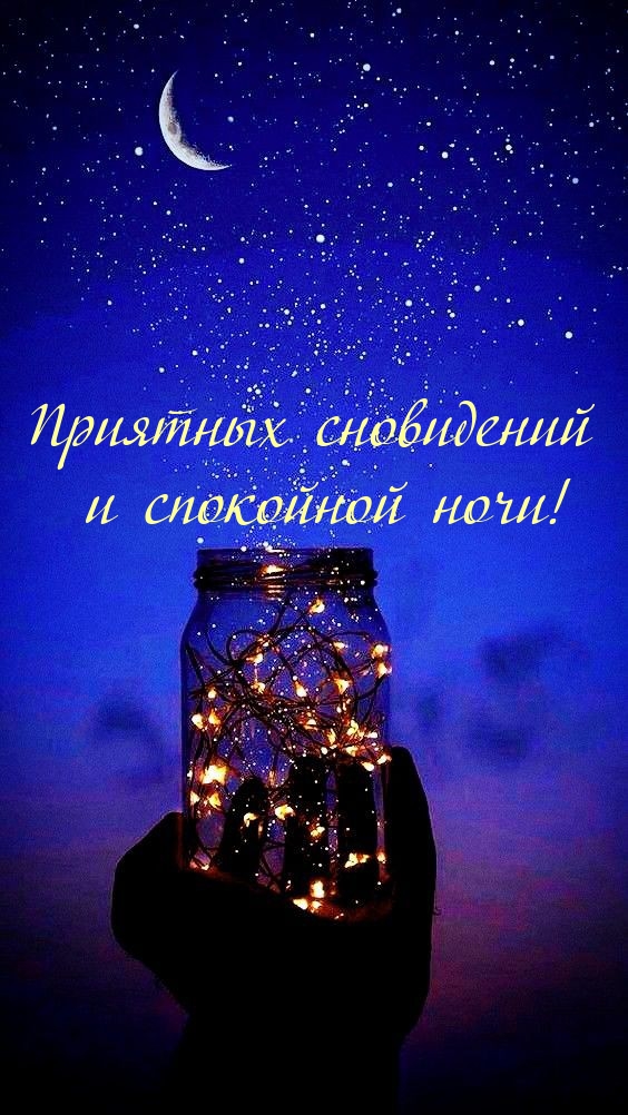 Приятных сновидений и спокойной ночи!