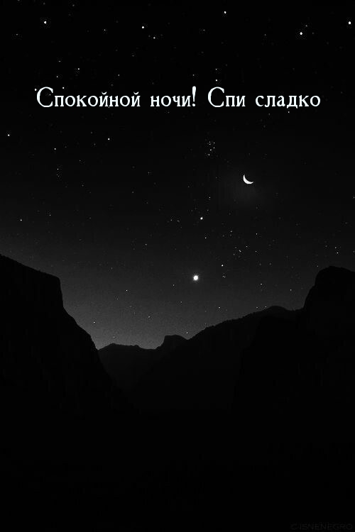 Спокойной ночи! Спи сладко