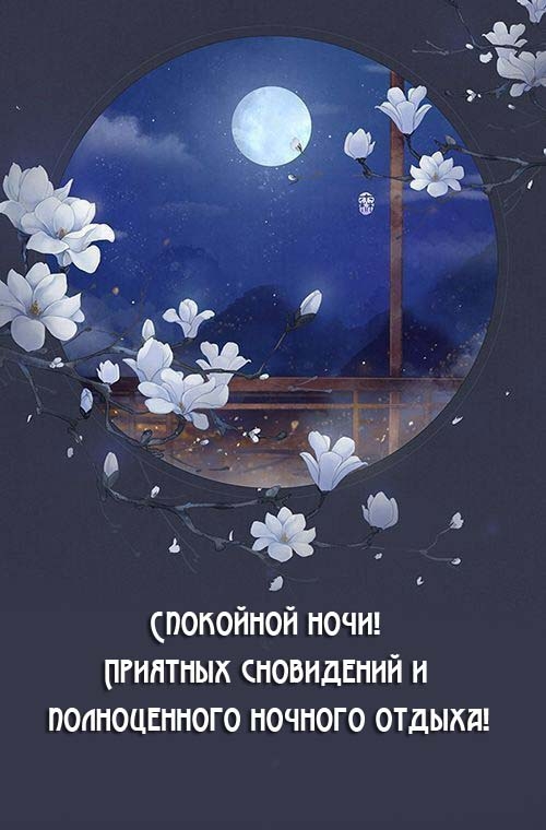 Спокойной ночи! Приятных сновидений и полноценного ночного отдыха!