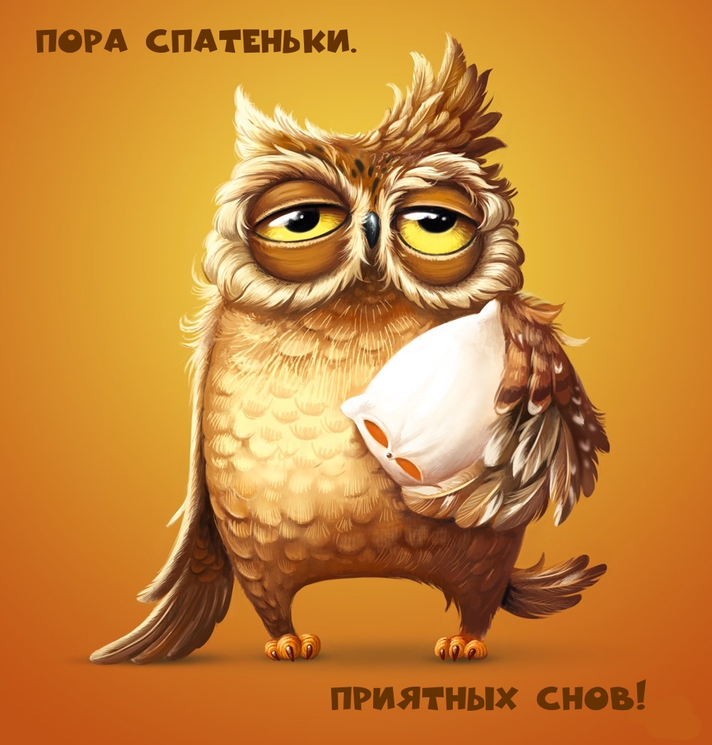 Пора спатеньки. Приятных снов!