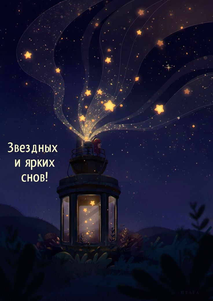 Звездных и ярких снов!