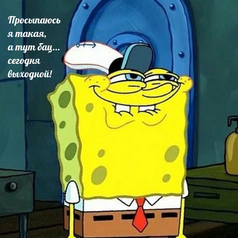 Просыпаюсь я такая, а тут бац… сегодня выходной!