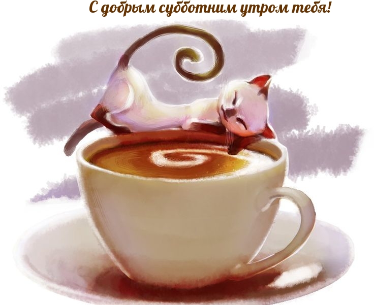 С добрым субботним утром тебя!