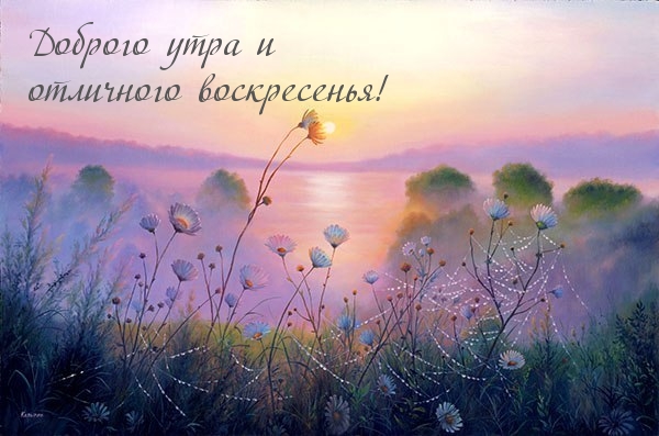 Доброго утра и отличного воскресенья!