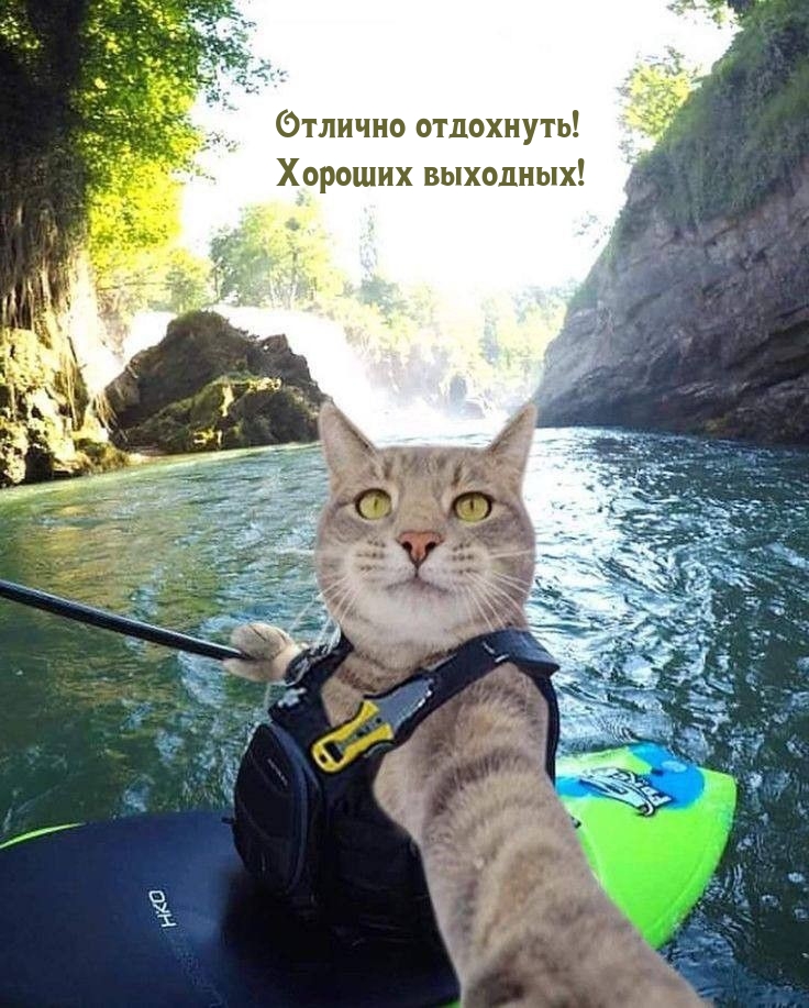 Отлично отдохнуть! Хороших выходных!