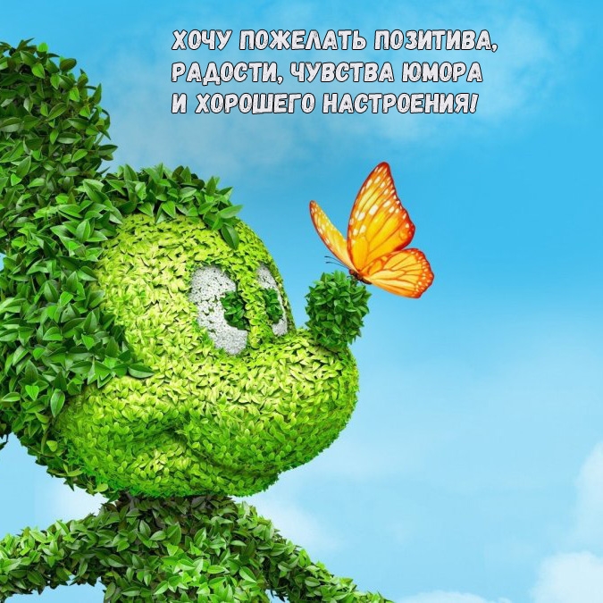 Хочу пожелать позитива, радости, чувства юмора