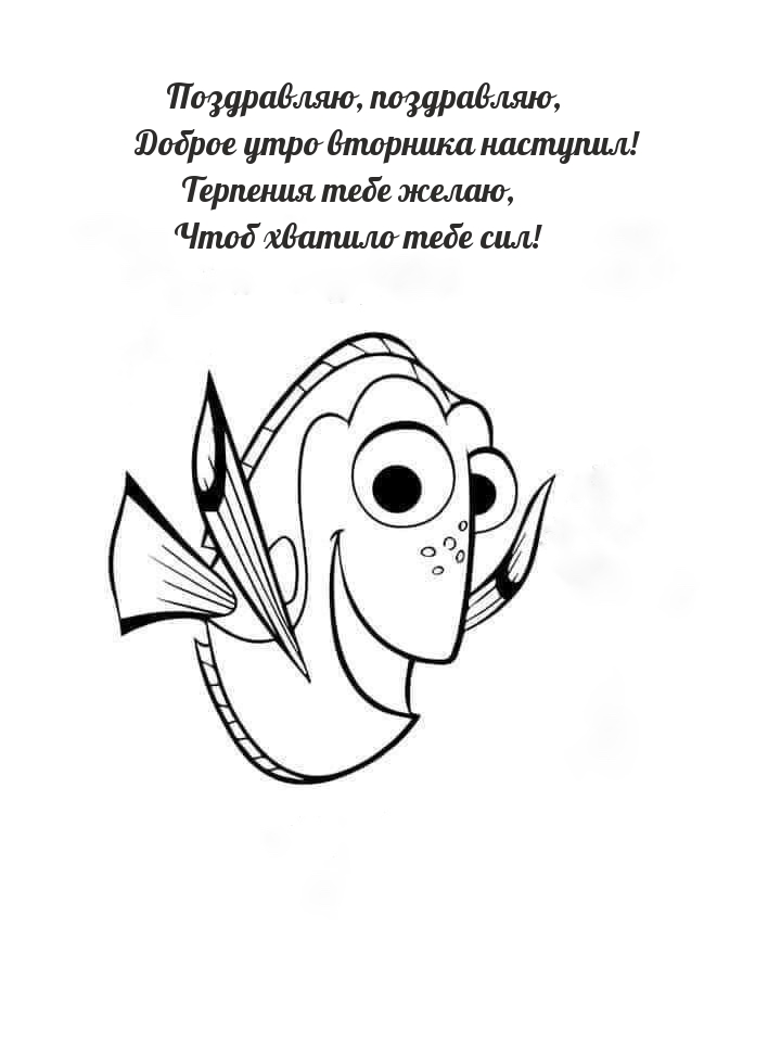 Поздравляю, поздравляю, доброе утро вторника наступил!
