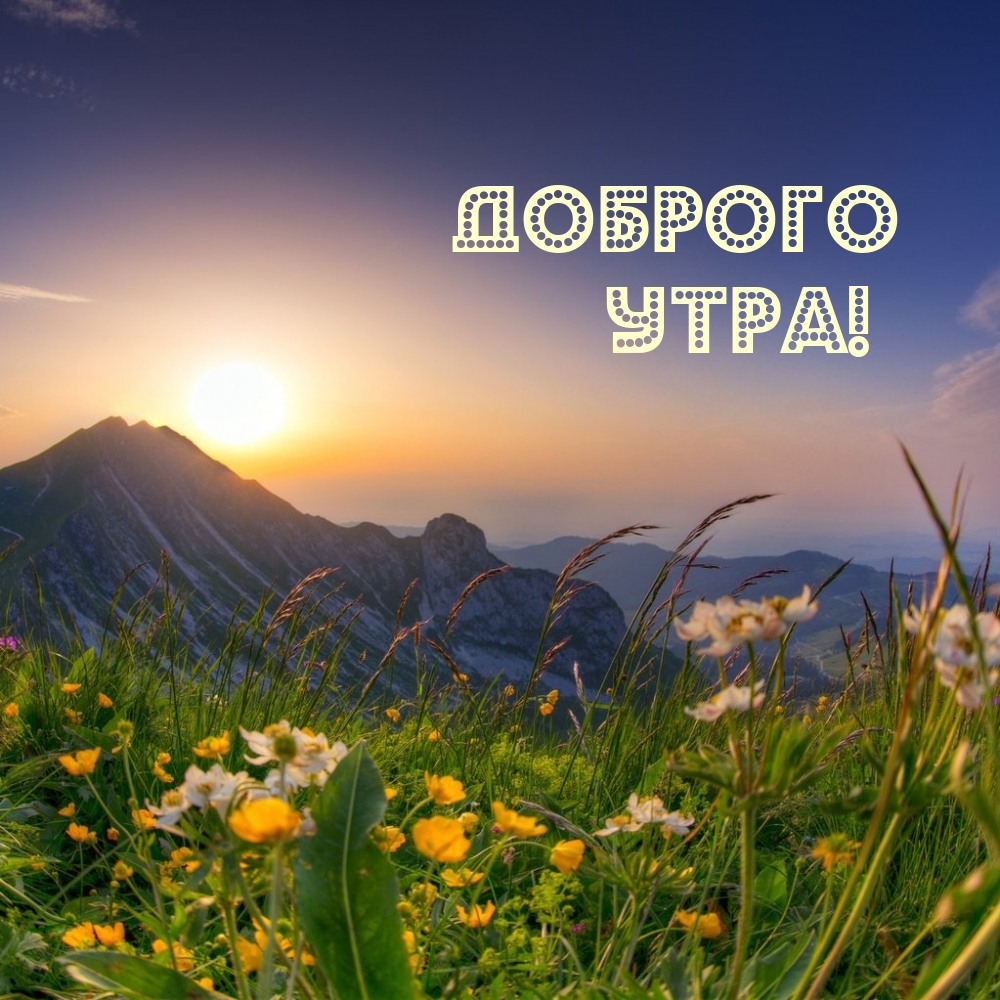Доброго утра!
